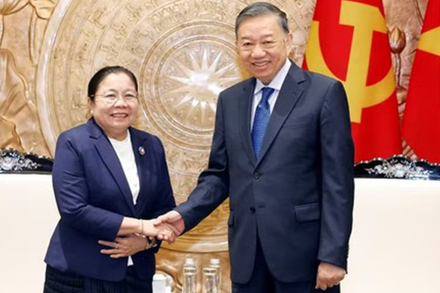 Tổng Bí thư, Chủ tịch nước Tô Lâm tiếp Trưởng Ban Tổ chức Trung ương Lào