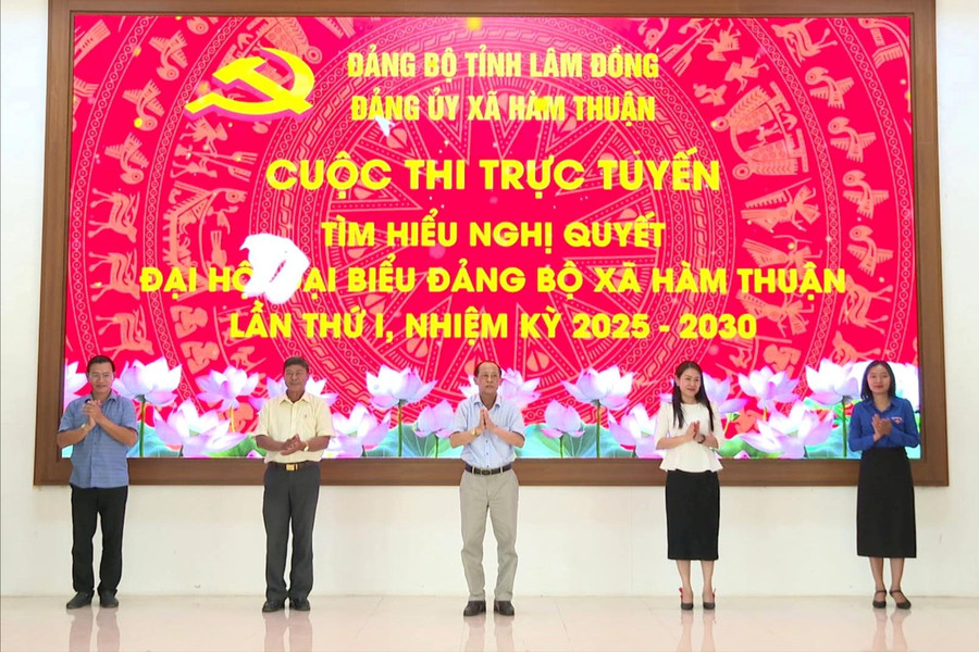 Đảng bộ xã Hàm Thuận tạo nền tảng cho phát triển bền vững