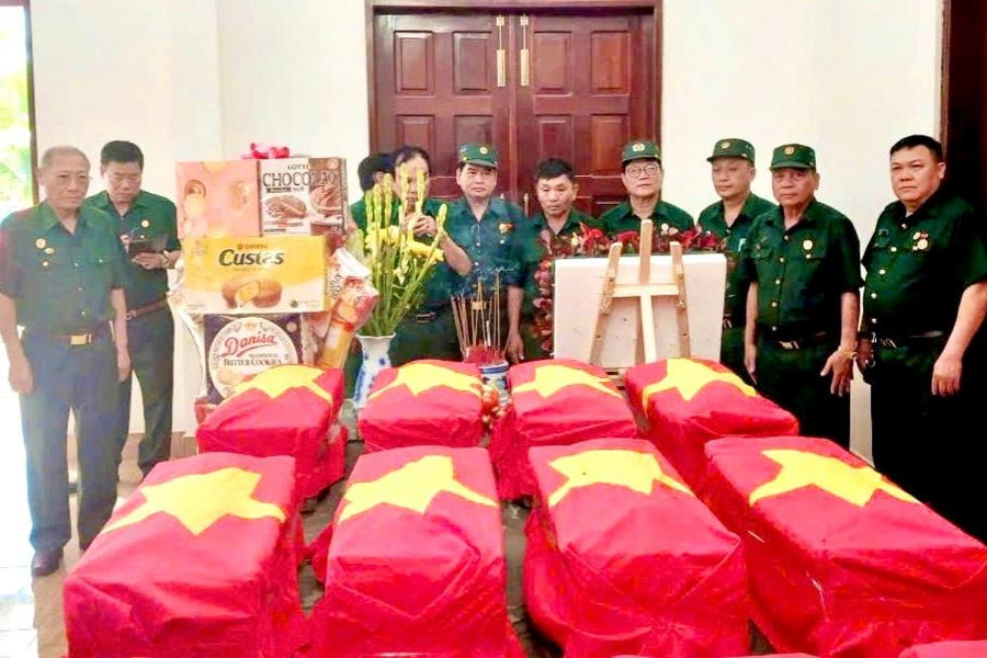 Tiếp sức lực lượng tìm kiếm, xác định danh tính liệt sĩ