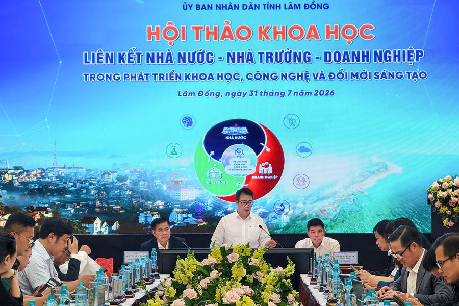 Lâm Đồng thúc đẩy liên kết "3 nhà" vì hệ sinh thái đổi mới sáng tạo