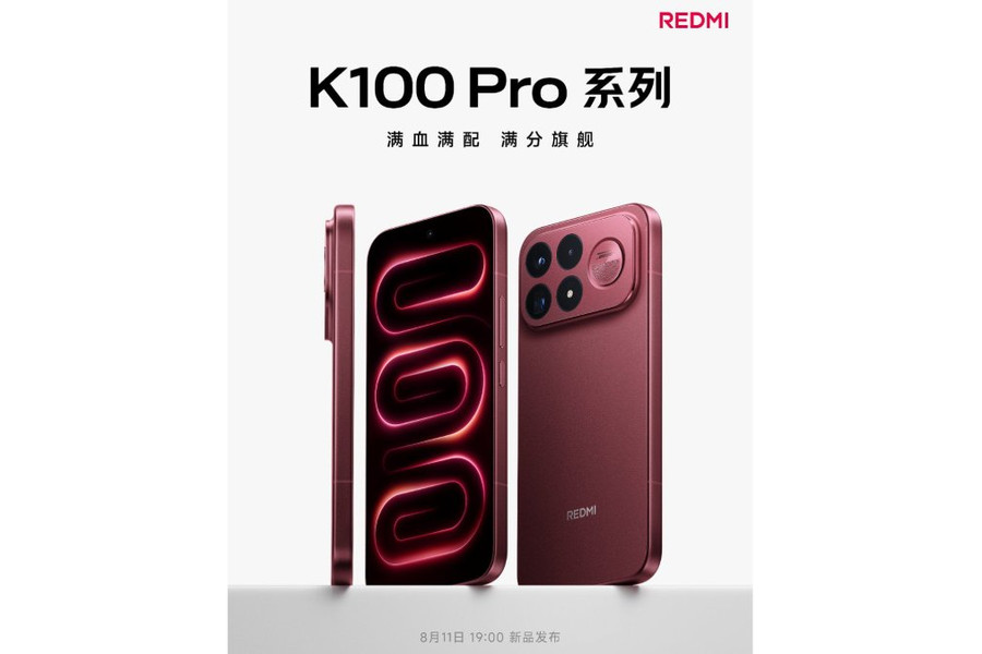 Redmi K100 Pro Max chốt lịch ra mắt với chip Snapdragon 8 Elite Gen 5 và pin 9000 mAh