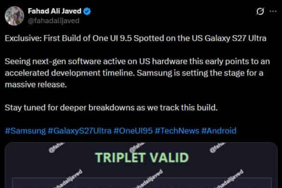 Samsung phát triển One UI 9.5 cho Galaxy S27 Ultra sớm 6 tháng trên nền Android 17