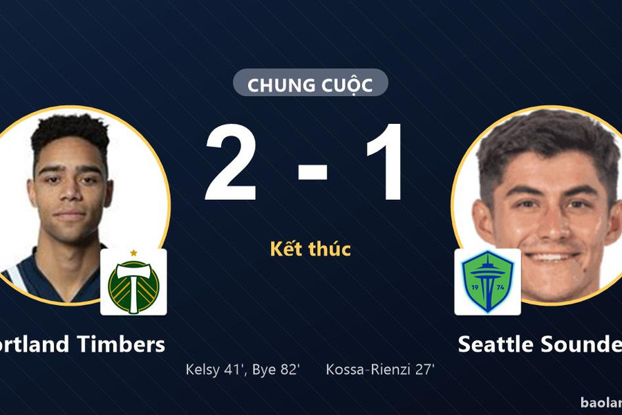 Portland Timbers ngược dòng hạ Seattle Sounders, cùng giành vé vòng 1/16