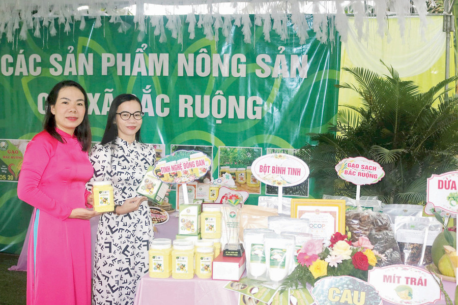 OCOP góp phần phát triển thương mại - dịch vụ Bắc Ruộng
