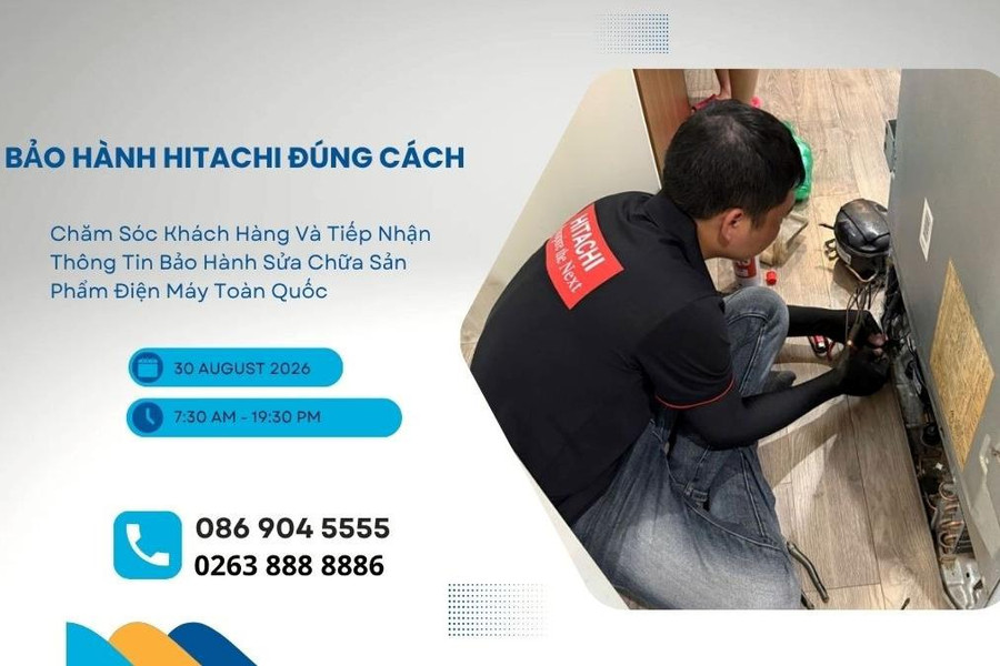 Dịch vụ sửa điện lạnh, bảo hành Hitachi uy tín tại Warranty Home