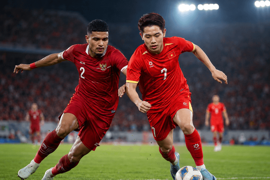 VTV, TV360, FPT Play tường thuật trực tiếp bóng đá Indonesia vs Việt Nam 3/8/2026