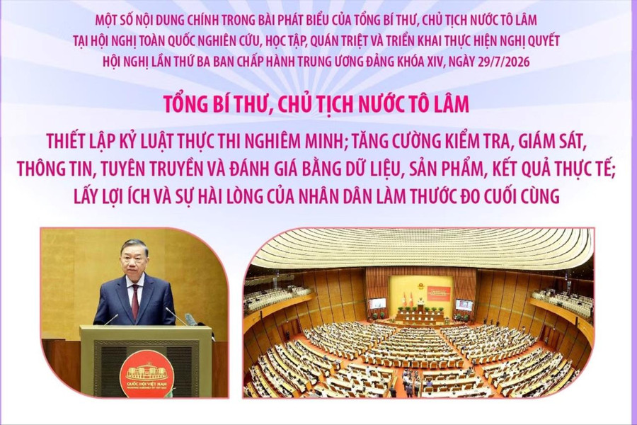 Lấy lợi ích và sự hài lòng của Nhân dân làm thước đo cuối cùng