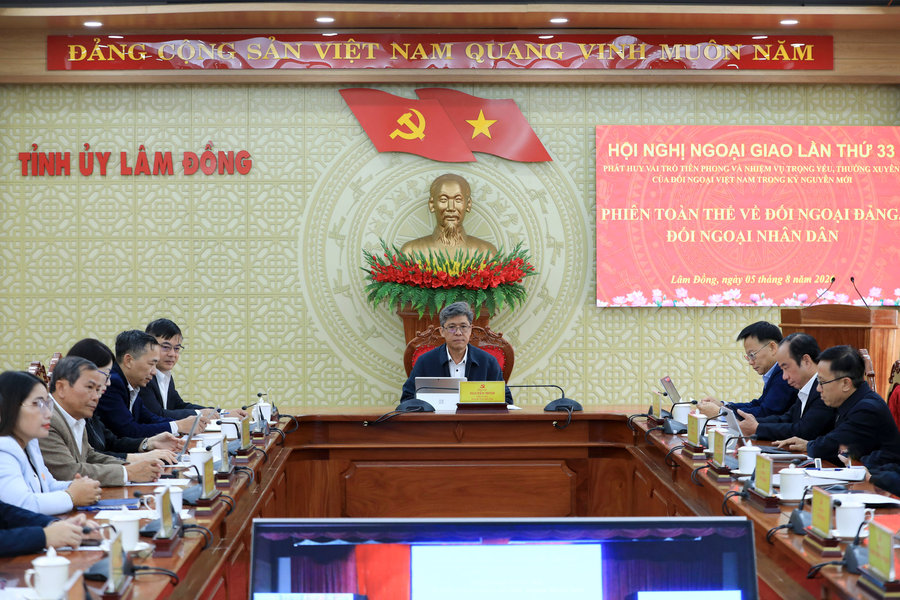 Lâm Đồng tham dự Phiên họp toàn thể Hội nghị Ngoại giao lần thứ 33