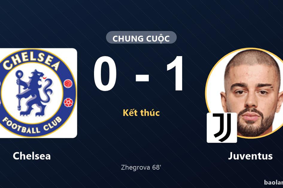 Juventus hạ Chelsea, Zhegrova tạo khác biệt ở trận giao hữu