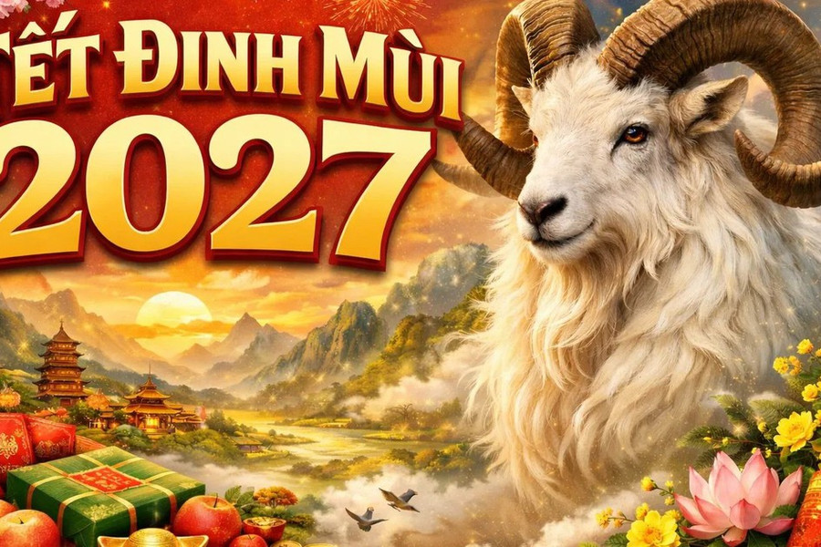 Đề xuất 2 phương án NGHỈ TẾT NGUYÊN ĐÁN 2027 (TẾT ĐINH MÙI)