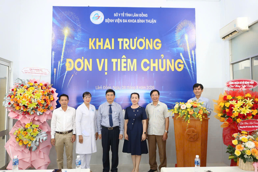 Bệnh viện Đa khoa Bình Thuận đưa Đơn vị Tiêm chủng vào hoạt động