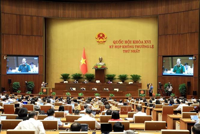 Thông cáo báo chí số 6, Kỳ họp không thường lệ thứ Nhất, Quốc hội khóa XVI