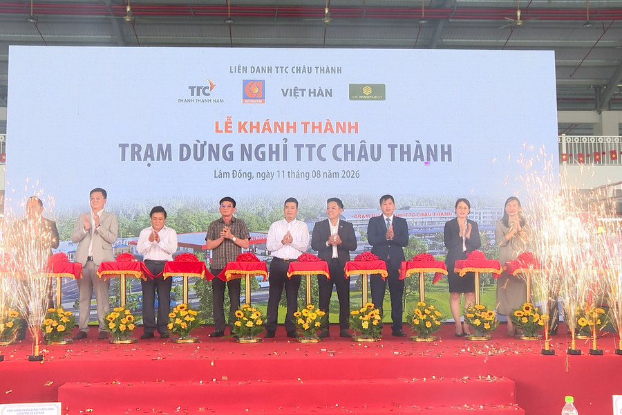 Khánh thành Trạm dừng nghỉ TTC Châu Thành trên cao tốc Vĩnh Hảo - Phan Thiết