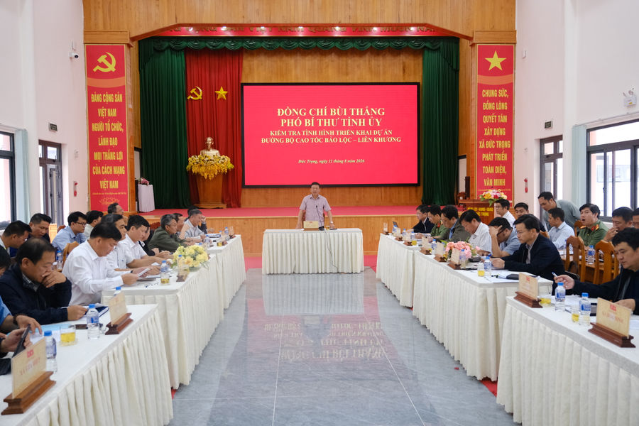 Lâm Đồng quyết tâm hoàn thành giải phóng mặt bằng cao tốc Bảo Lộc - Liên Khương trong tháng 9/2026