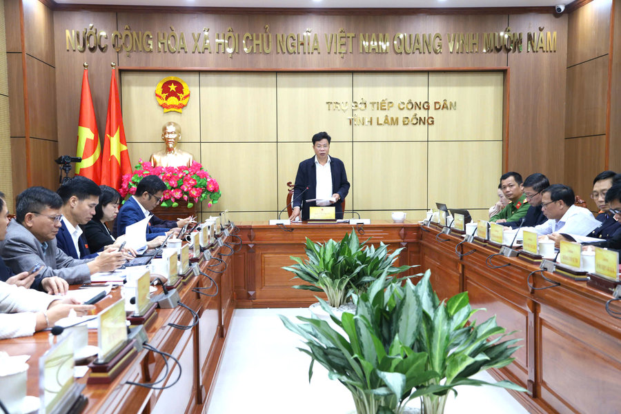 Chủ tịch HĐND tỉnh Lâm Đồng Lưu Văn Trung tiếp công dân định kỳ tháng 8