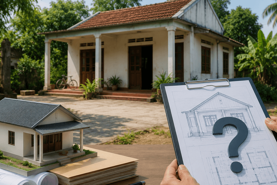 Nhà cấp IV ở nông thôn có phải xin giấy phép xây dựng?