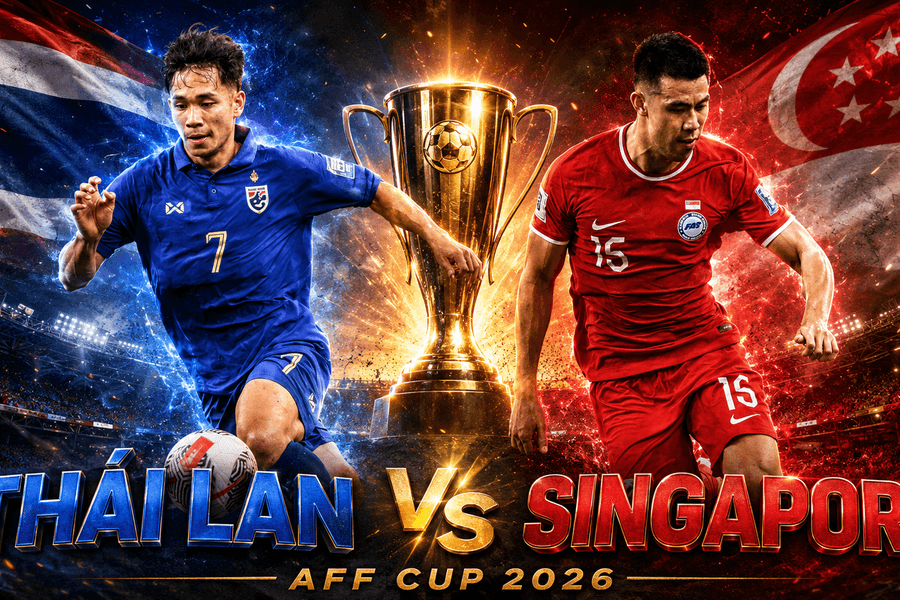 VTV, TV360, FPT Play tường thuật trực tiếp bóng đá Thái Lan vs Singapore 18/8/2026
