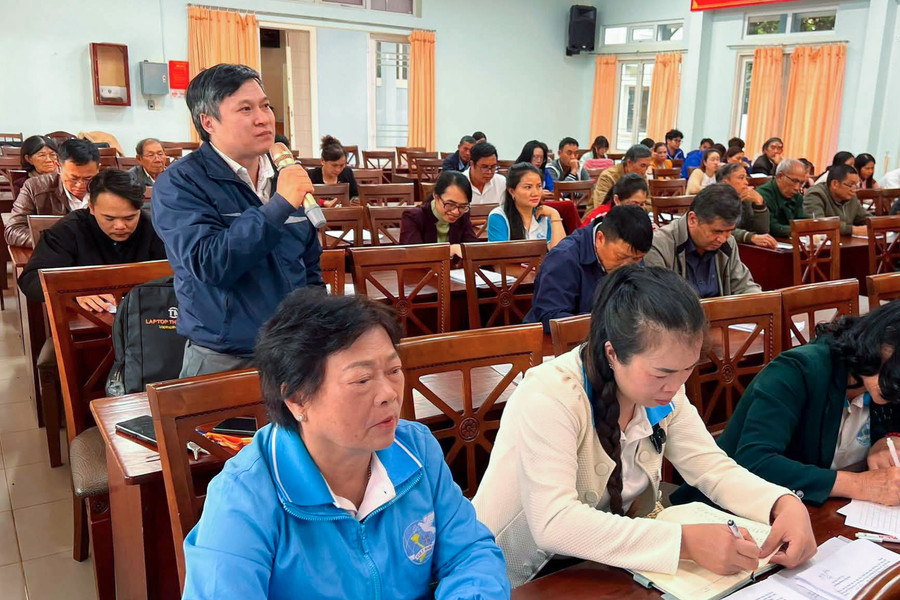 Đối thoại với dân để tháo gỡ khó khăn từ cơ sở