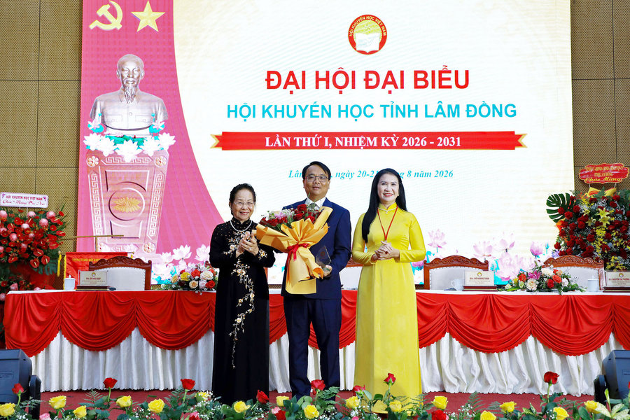 Phó Bí thư Thường trực Tỉnh ủy Đặng Hồng Sỹ làm Chủ tịch danh dự Hội Khuyến học Lâm Đồng