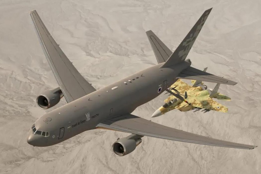Không quân Israel tiếp nhận máy bay tiếp dầu KC-46 Gidon thứ hai để tăng tầm tác chiến xa