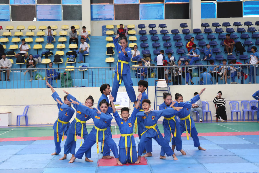 300 VĐV tranh tài Vovinam tại Đại hội TDTT Lâm Đồng