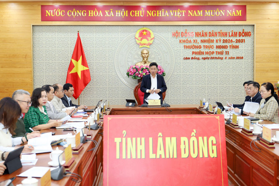 Thường trực HĐND tỉnh Lâm Đồng cho ý kiến các nghị quyết về chính sách và phát triển kinh tế - xã hội