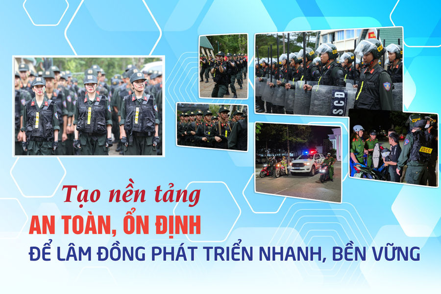 Tạo nền tảng an toàn, ổn định để Lâm Đồng phát triển nhanh, bền vững
