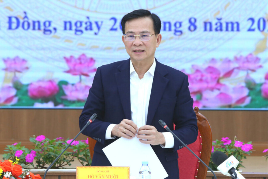 Chủ tịch UBND tỉnh Lâm Đồng Hồ Văn Mười: Cần quyết tâm hơn nữa trong giải ngân đầu tư công