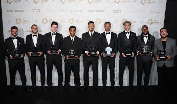 Arsenal áp đảo đội hình tiêu biểu Ngoại hạng Anh 2026 do PFA bình chọn với 5 ngôi sao