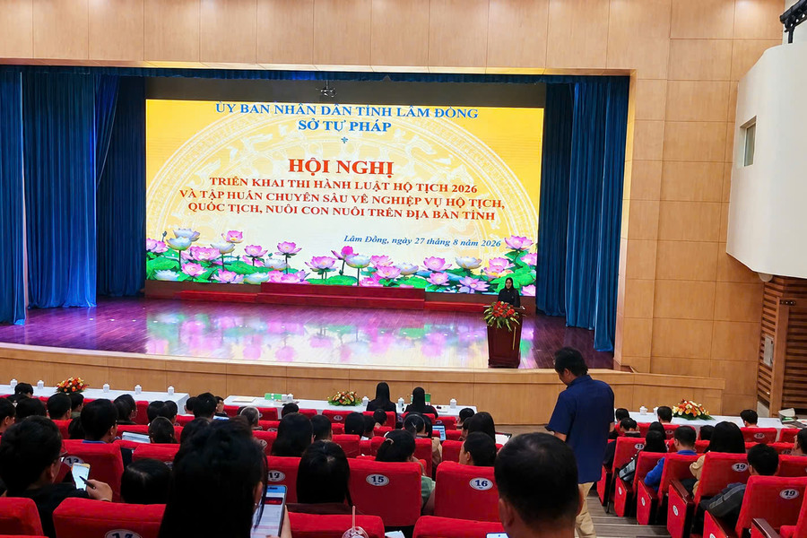 Lâm Đồng tập huấn nghiệp vụ hộ tịch cho hơn 400 cán bộ