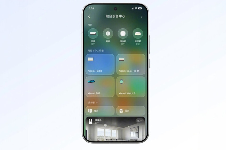 Xiaomi HyperOS 4 nâng cấp Trung tâm thiết bị dạng thẻ trực quan cho hệ sinh thái mở rộng