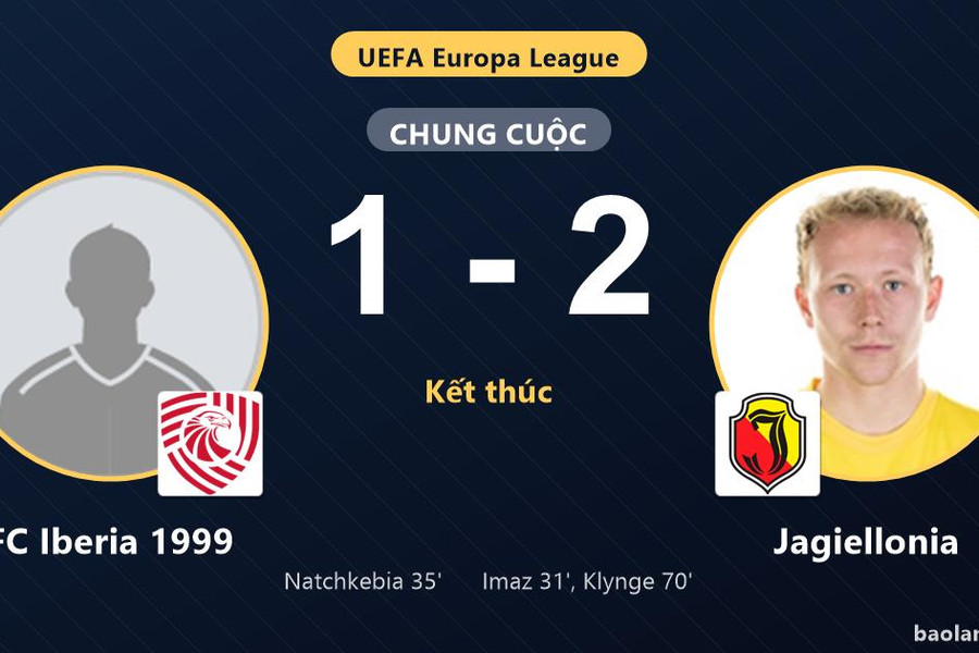 Thắng FC Iberia 1999, Jagiellonia chiếm lợi thế ở play-offs Europa League