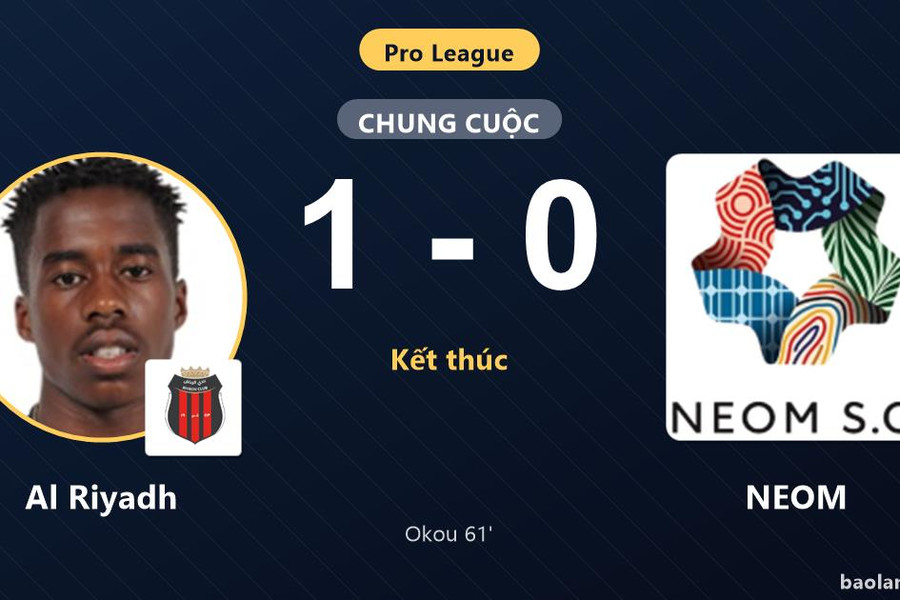 Hạ NEOM 1-0, Al Riyadh thắp hy vọng dù vẫn ở đáy bảng Pro League