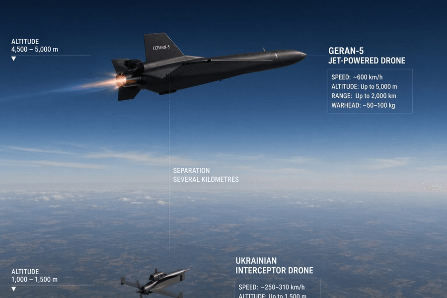 Phân tích năng lực các dòng UAV phản lực Geran của Nga và thách thức phòng không Ukraine