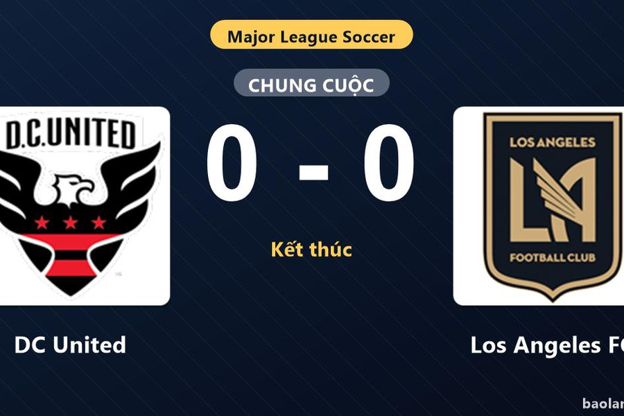 Chia điểm DC United, Los Angeles FC chính thức giành vé vào vòng 1/16