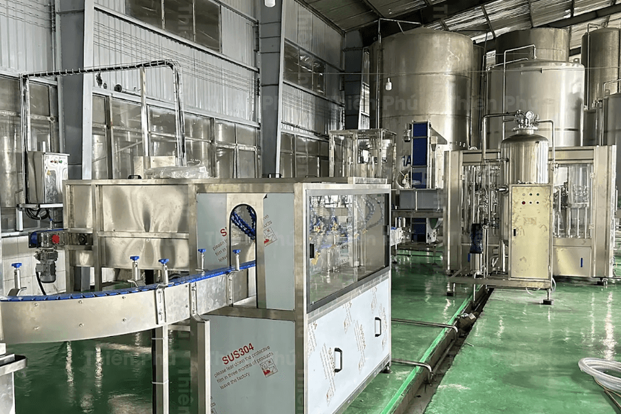 Công ty Thiên Phú hoàn thành dự án dây chuyền chiết rót, đóng gói rượu vang và Soju tại Dalatbeco