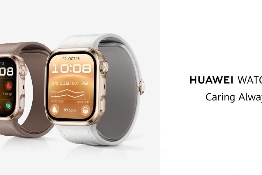 Đồng hồ Huawei Watch D3 lộ diện thiết kế mỏng nhẹ đột phá và khả năng đo huyết áp chuẩn xác