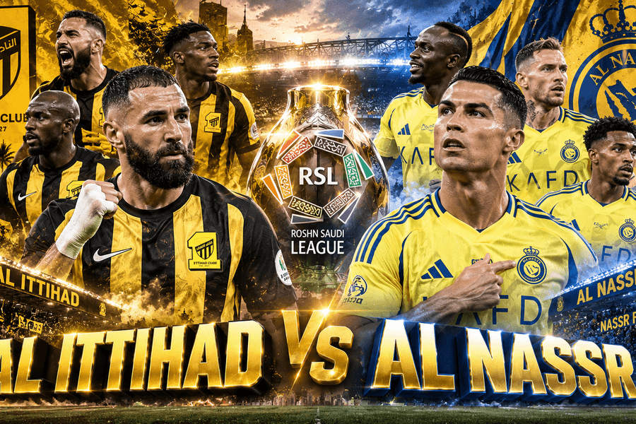 Lịch sử đối đầu Al Ittihad vs Al Nassr: Cân bằng 10-10, Ronaldo từng góp mặt trong đại chiến 7 bàn