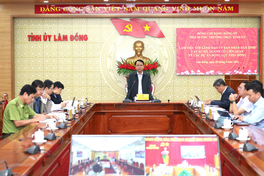 Lâm Đồng đẩy nhanh tiến độ các dự án động lực phía Đông