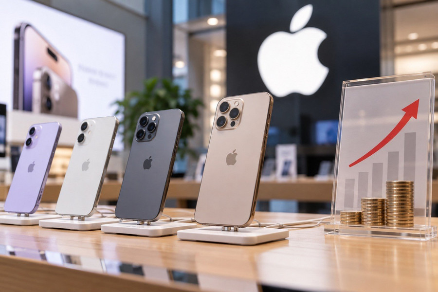 Cơn sốt linh kiện DRAM và NAND khiến Apple tăng giá mạnh loạt iPhone đời cũ tại Việt Nam