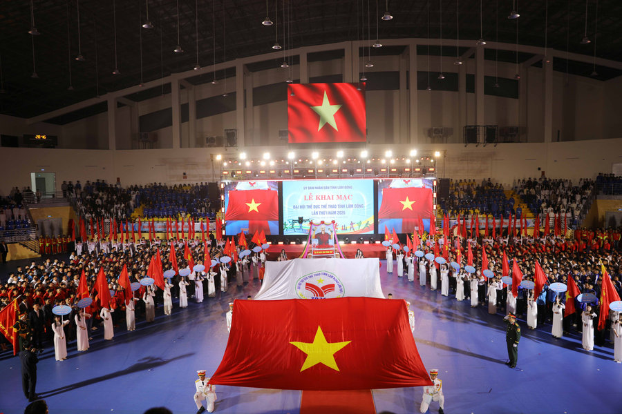 Khai mạc Đại hội Thể dục thể thao tỉnh Lâm Đồng: Vì một Lâm Đồng khỏe mạnh, năng động và phát triển