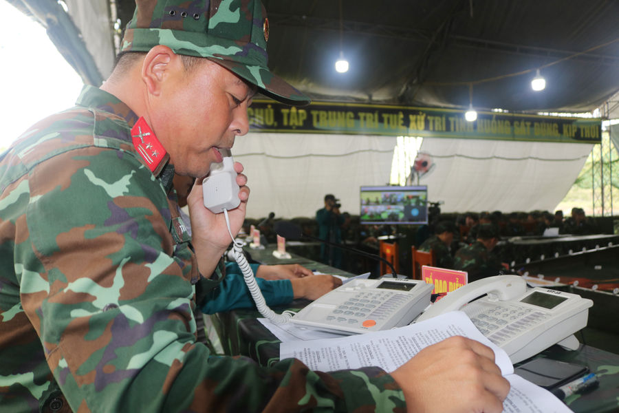 Nâng cao năng lực phòng thủ qua diễn tập tác chiến