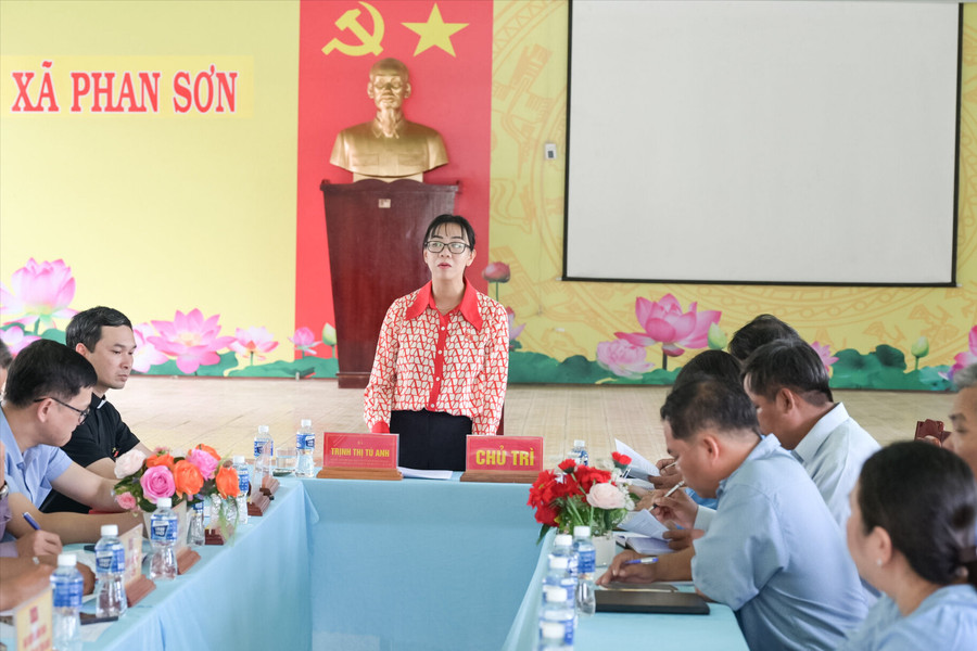 Đoàn ĐBQH Lâm Đồng khảo sát các chương trình mục tiêu quốc gia tại Phan Sơn