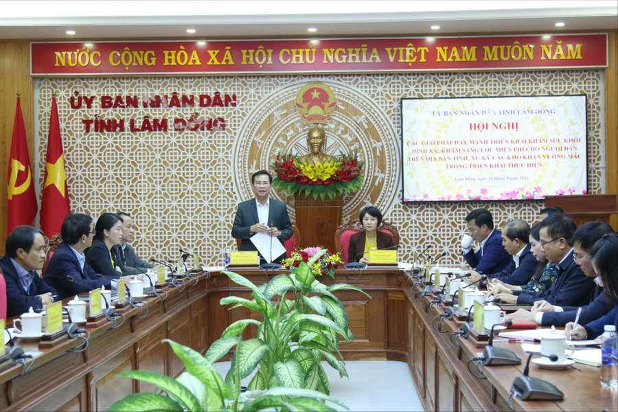 Lâm Đồng phải hoàn thành khám sức khỏe toàn dân trong tháng 11/2026
