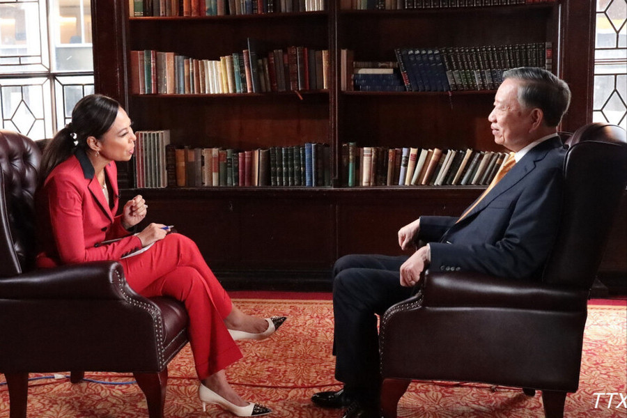 Tổng Bí thư, Chủ tịch nước Tô Lâm trả lời phỏng vấn kênh truyền hình Bloomberg TV