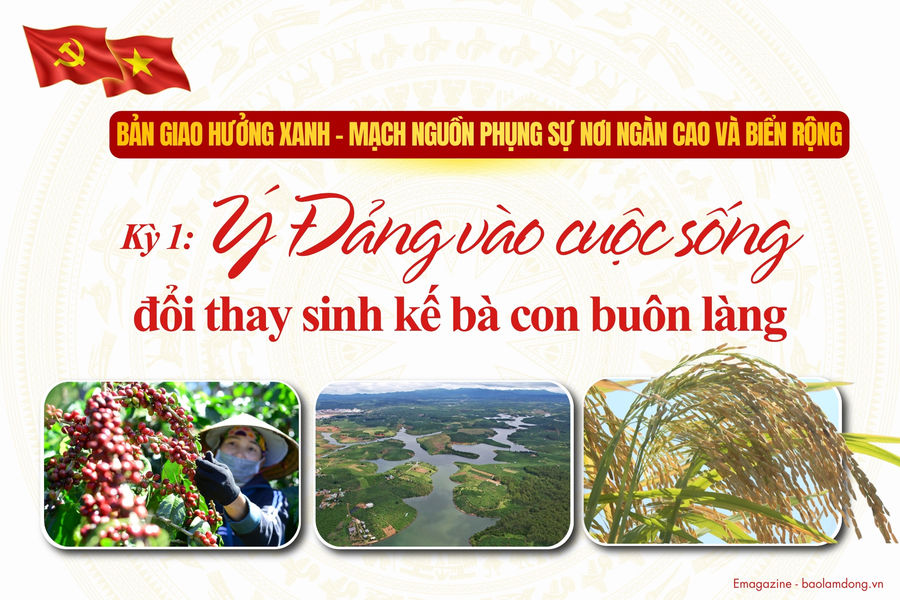 Kỳ I: Ý Đảng vào cuộc sống - đổi thay sinh kế bà con buôn làng