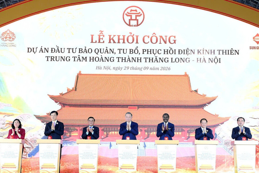 Tổng Bí thư, Chủ tịch nước Tô Lâm dự Lễ khởi công Dự án đầu tư bảo quản, tu bổ, phục hồi Điện Kính Thiên