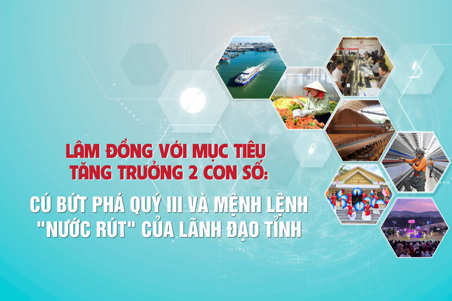 Lâm Đồng với mục tiêu tăng trưởng 2 con số: Cú bứt phá quý III và mệnh lệnh "nước rút" của lãnh đạo tỉnh