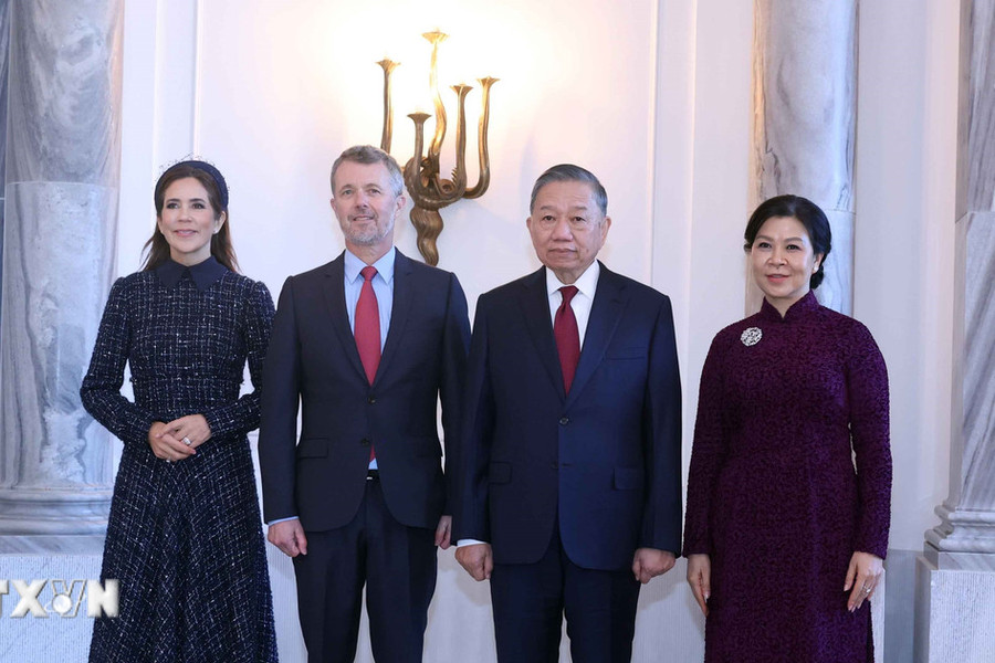 Tổng Bí thư, Chủ tịch nước Tô Lâm hội kiến Nhà vua Frederik X